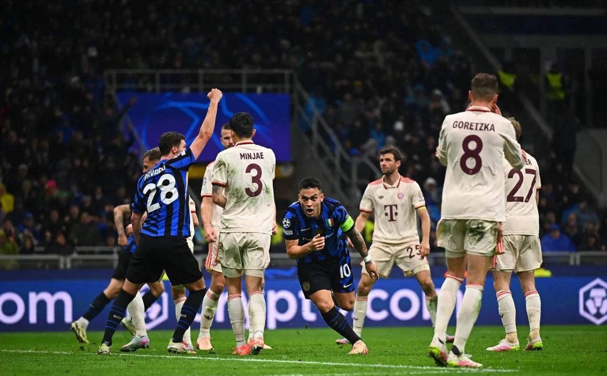 欧洲冠军联赛四强出炉：国际米兰逆转拜仁晋级，德甲五支队伍全军覆没